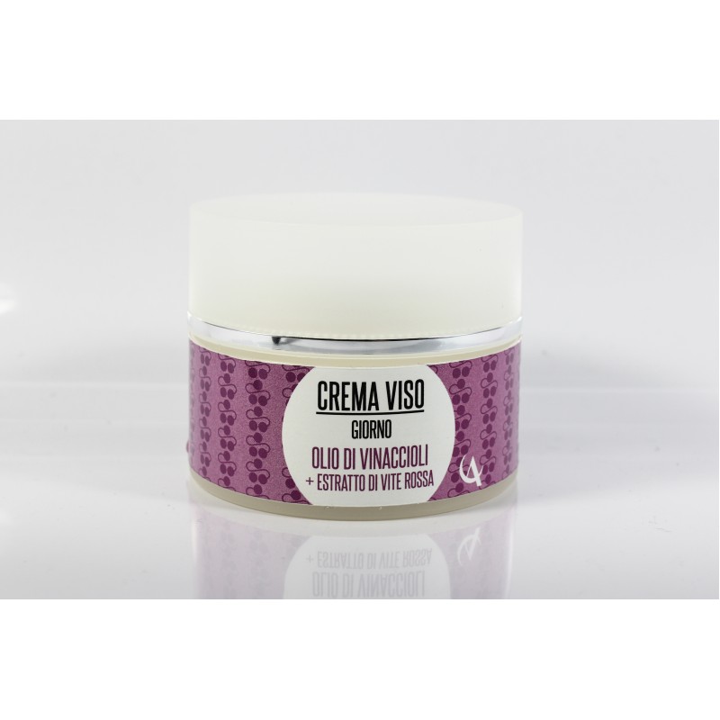 Crema Viso Giorno Olio di Semi di Vinacciolo ed Estratto di Uva Rossa